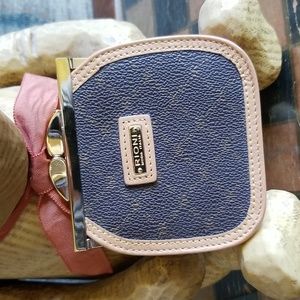 Rioni Signature Brown Coin Purse